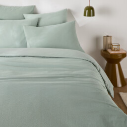 Seersucker Washed Cotton Duvet Cover - thumbnail 3