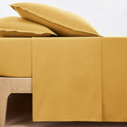 Scenario Plain Cotton Percale Flat Sheet - thumbnail 1