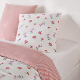 Danya 30% Recycled Cotton Duvet Cover Set with Square Pillowcase - thumbnail 2
