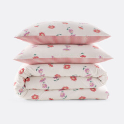 Danya 30% Recycled Cotton Duvet Cover Set with Square Pillowcase - thumbnail 3