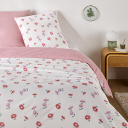 Danya 30% Recycled Cotton Duvet Cover Set with Square Pillowcase - thumbnail 1