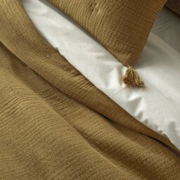 Kumla Cotton Muslin Quilted Bedspread - thumbnail 4