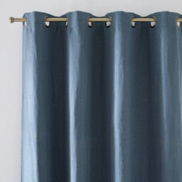 Onega Blackout Radiator Curtain in Washed Linen - thumbnail 2