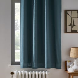 Onega Blackout Radiator Curtain in Washed Linen