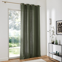 Onega Washed Linen Curtain with Eyelets - thumbnail 2