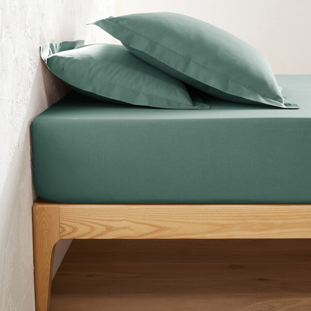 Scenario 25cm High Plain Polycotton Fitted Sheet - image 1