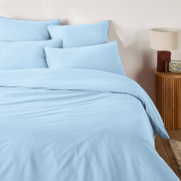 Scenario Plain 100% Washed Cotton Duvet Cover - thumbnail 4