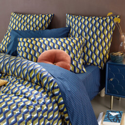 Milano Graphic Cotton Percale 200 Thread Count Duvet Cover - thumbnail 2