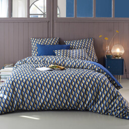 Milano Graphic Cotton Percale 200 Thread Count Duvet Cover - thumbnail 1