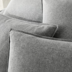 Clara Chambray Cotton Flannel Duvet Cover - thumbnail 3