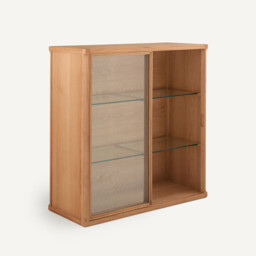 Iéna Oak and Veneer High Cabinet, Designed By Emmanuel Gallina - thumbnail 4