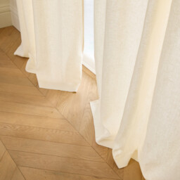 Private Curtain in Lined Washed Linen with Concealed Tabs - thumbnail 3
