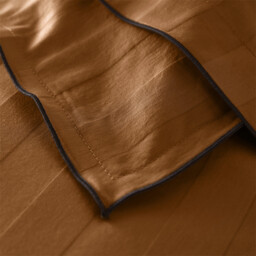 Victor Striped Washed Cotton Satin 300 Thread Count Duvet Cover - thumbnail 4