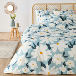 Chandra Cotton Bed Set with Square Pillowcase - thumbnail 1
