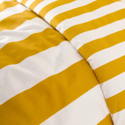 Hendaye Yellow Cotton Duvet Cover - thumbnail 3