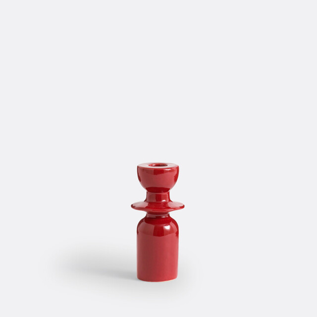 Greta 13.7cm High Ceramic Candlestick - image 1