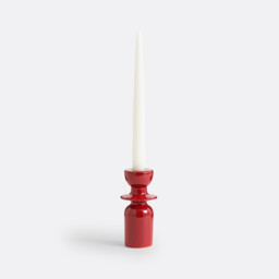Greta 13.7cm High Ceramic Candlestick - thumbnail 2
