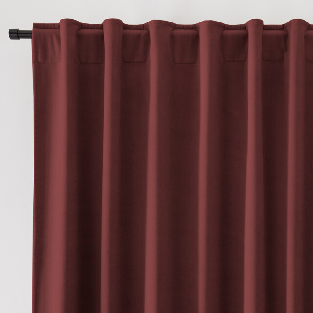 Velvet Thermal Curtain with Hidden Tabs - image 1