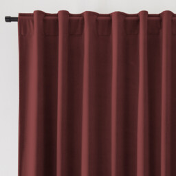 Velvet Thermal Curtain with Hidden Tabs
