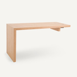 Mikube Oak and Oak Veneer Desk Table Top L150 - thumbnail 1