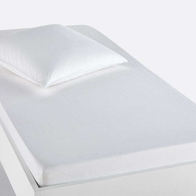 Scenario 100% Washed Cotton Fitted Sheet - image 1