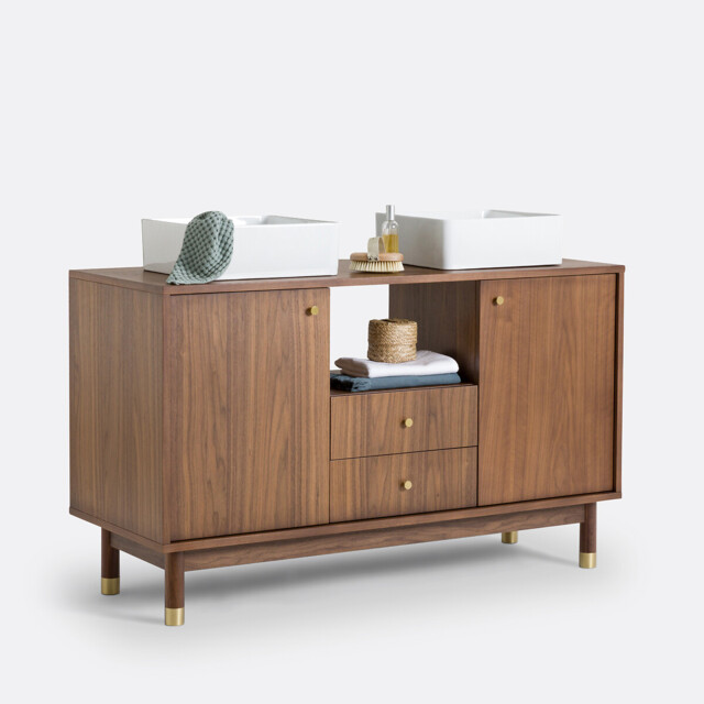 Lambro Double Bathroom Sink Unit - image 1