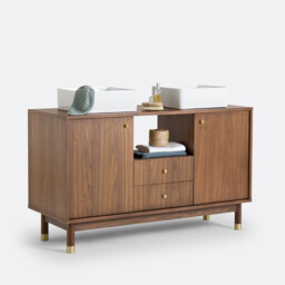 Lambro Double Bathroom Sink Unit - thumbnail 1