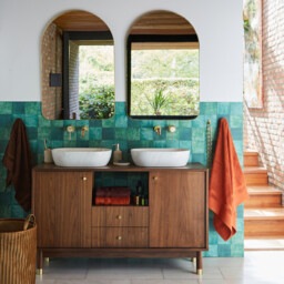 Lambro Double Bathroom Sink Unit - thumbnail 2