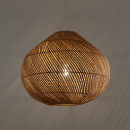 Dankia 55cm Diamater Rattan Ceiling Light - thumbnail 3