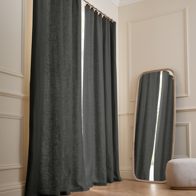 Private Lined Washed Linen Curtain - image 1