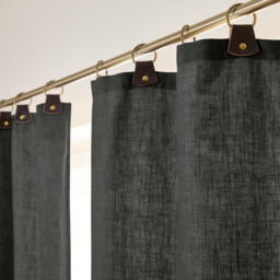 Private Lined Washed Linen Curtain - thumbnail 4