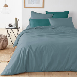 Scenario Plain Organic Cotton Percale Bolster Pillowcase - thumbnail 2