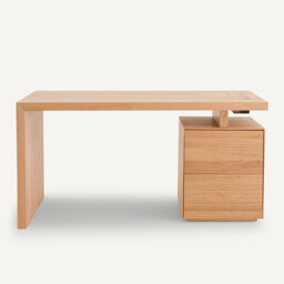 Mikube Oak and Veneer Unit with 2 Drawers - thumbnail 4