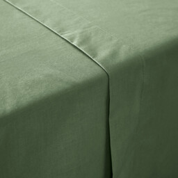 Scenario Plain Cotton Percale 200 Thread Count Flat Sheet - thumbnail 3
