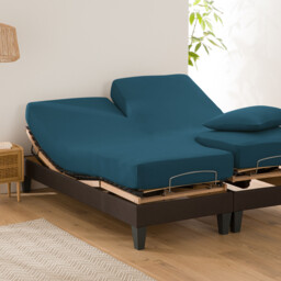 Scenario Plain Cotton Fitted Sheet For Articulated Bed