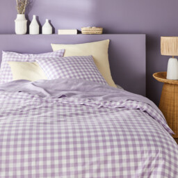 Veldi Purple Cotton Pillowcase - thumbnail 2