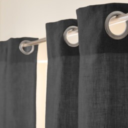 Private Lined Pre-Washed Linen Curtain with Eyelets - thumbnail 3