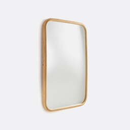 Nogu 60 X 90cm Rectangular Rattan Mirror - thumbnail 1