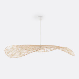 Ezia 130cm Diameter Openwork Bamboo Ceiling Light Shade