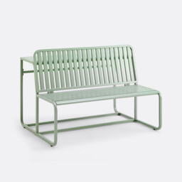 Talia Steel Garden Table Bench - thumbnail 4