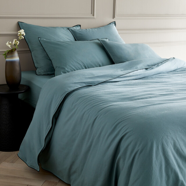 Washed Cotton Voile Duvet Cover - image 1