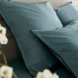 Washed Cotton Voile Duvet Cover - thumbnail 3