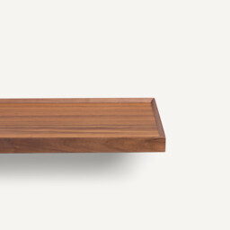 Tidder Wall Shelf in Walnut and Veneer L100cm - thumbnail 3