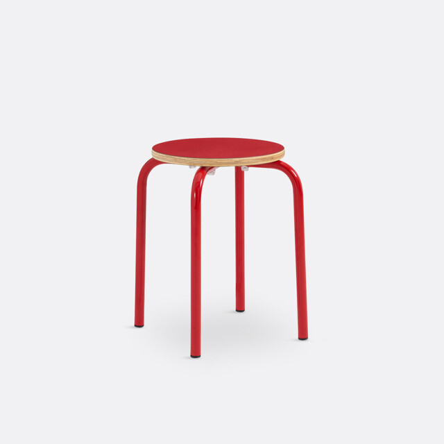 Hiba Stackable School-Style Low Stool - image 1