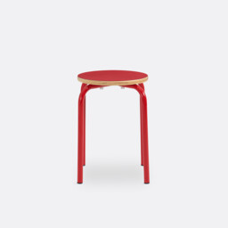 Hiba Stackable School-Style Low Stool - thumbnail 3