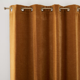 Calda Curtain in Velvet Look Chenille with Eyelets - thumbnail 1