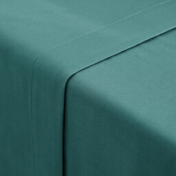 Scenario Plain Cotton Percale Flat Sheet - thumbnail 2