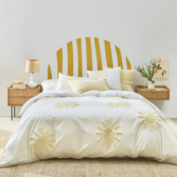 Melenaos Tufted Cotton Duvet Cover