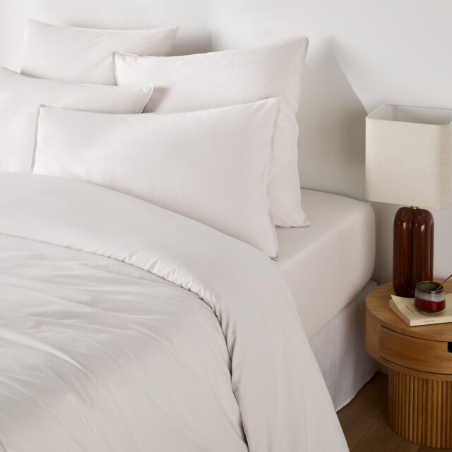Scenario Plain 100% Washed Cotton Duvet Cover - image 1