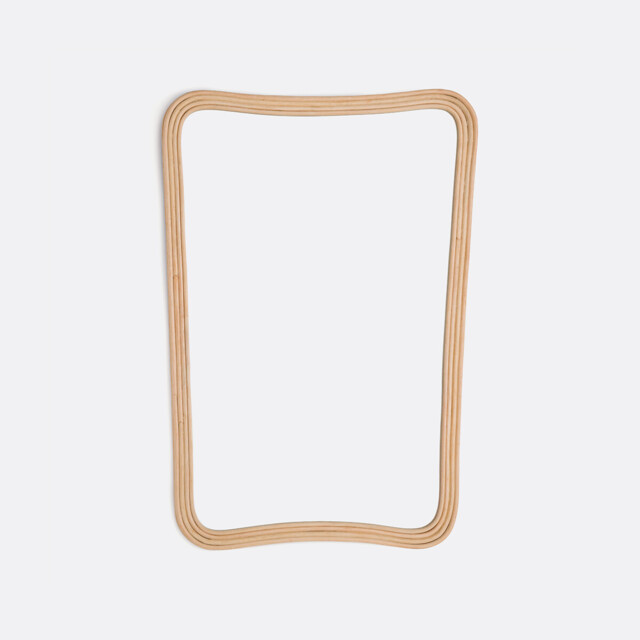 Sakhara 87 X 59cm Rattan Mirror - image 1